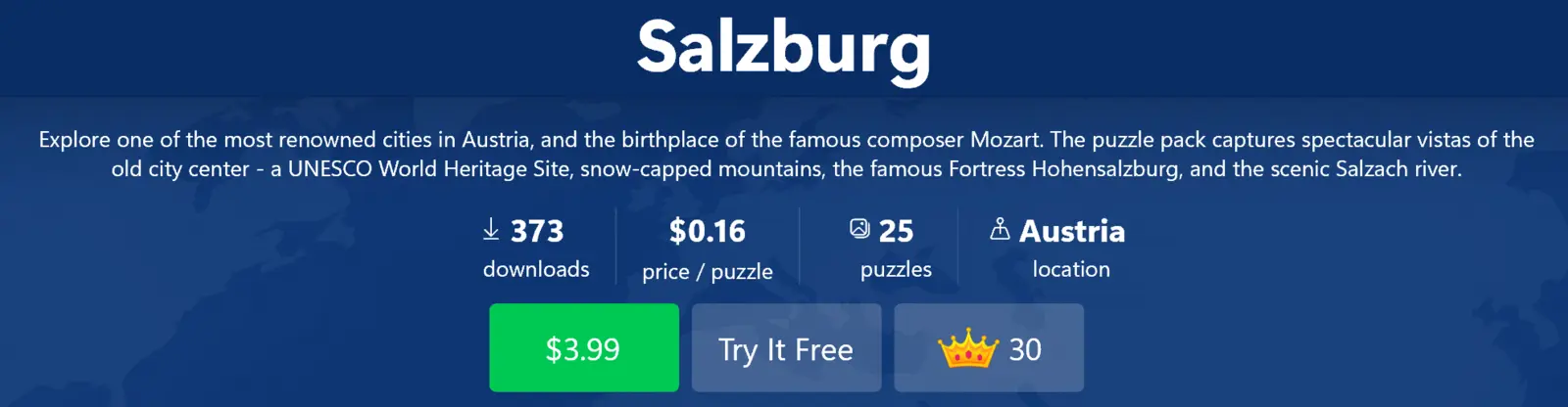 Salzburg puzzle pack header