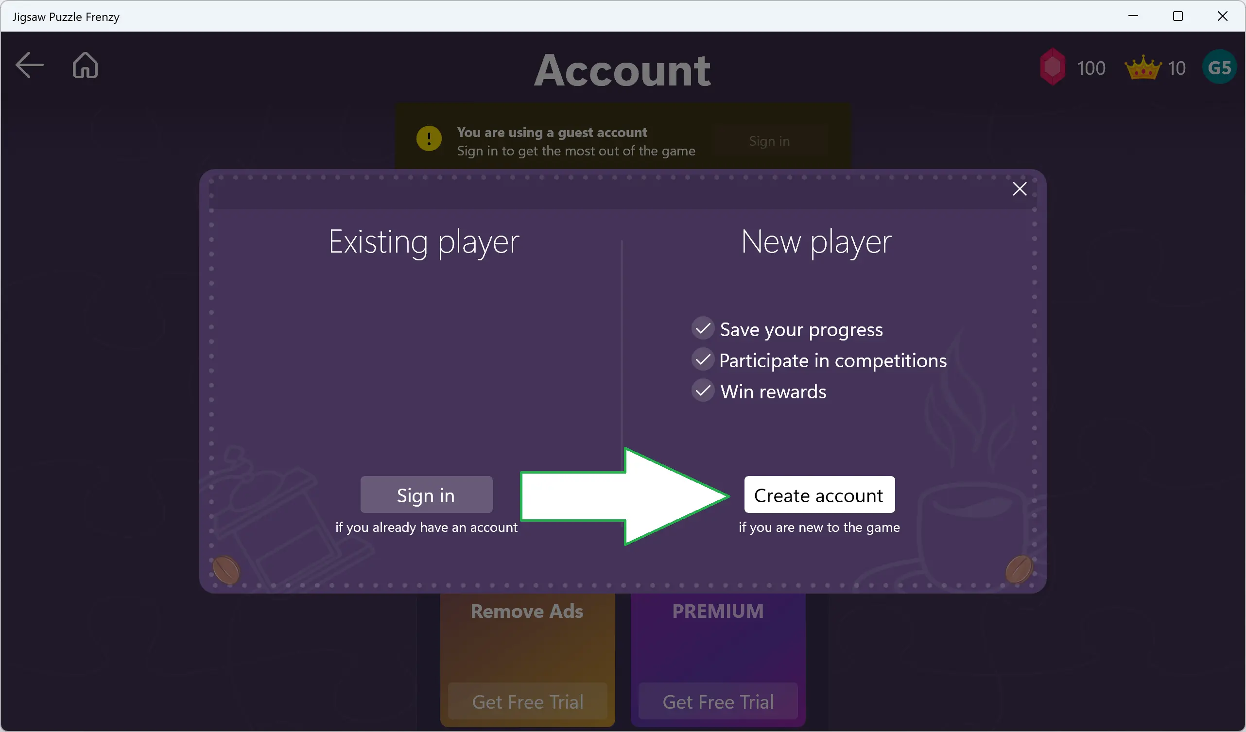 Create Account Step 4