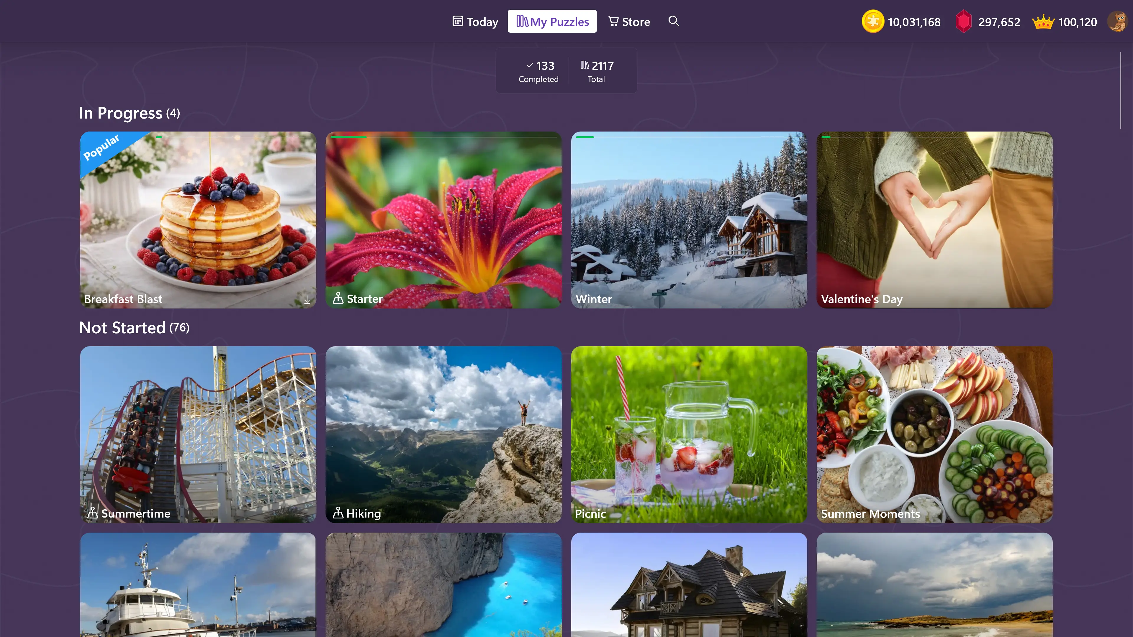My Puzzles Available Offline