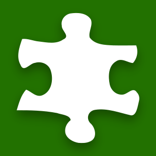 Jigsaw Puzzle Nature Logo