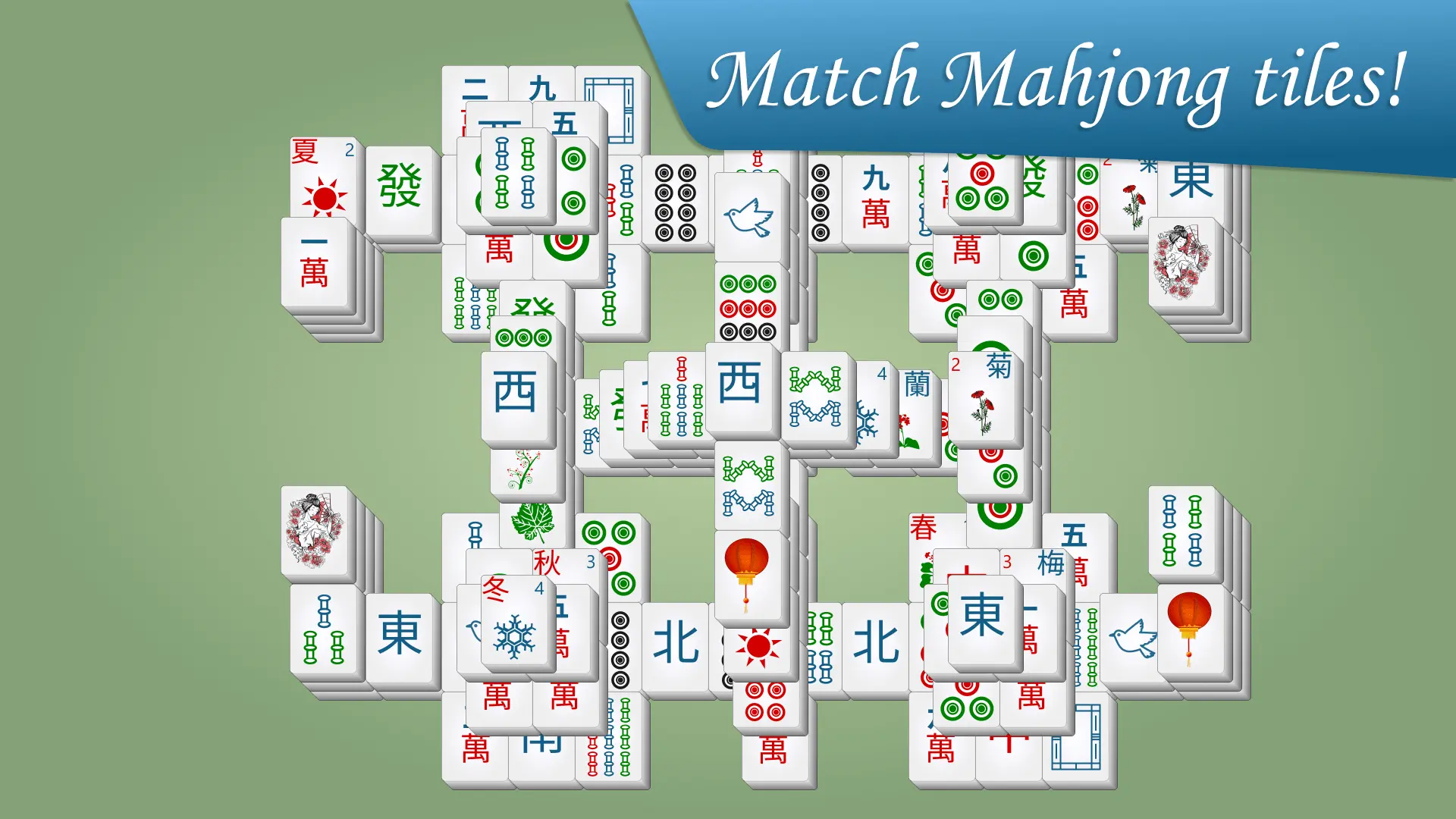 Screenshot of Mahjong Zen